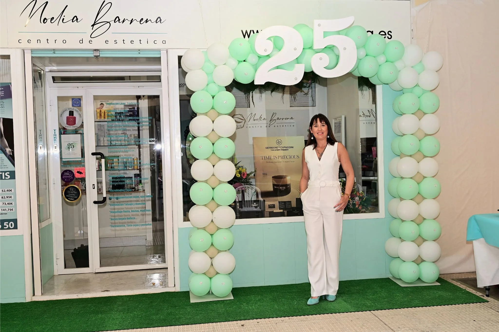 25 aniversario centro de estética avanzada Noelia Barrena